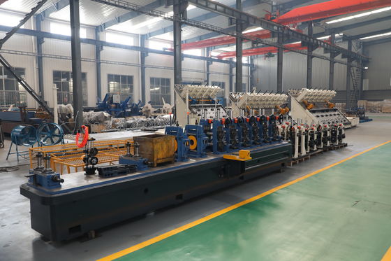 ZY20 HF เครื่องเชื่อมโรงสีหลอด φ10-26 มม. ท่อเหล็กกลม 0.4-1.5 มม. 100kW Solid State Line