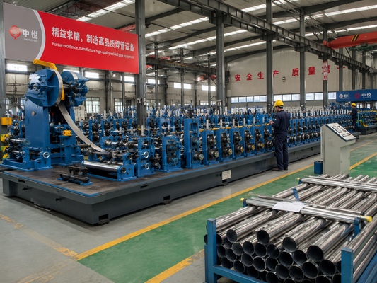 ZY16 0.4-1.0mm Thin Wall Tube Mill Machine Light Gauge HF Welded Steel Pipe
