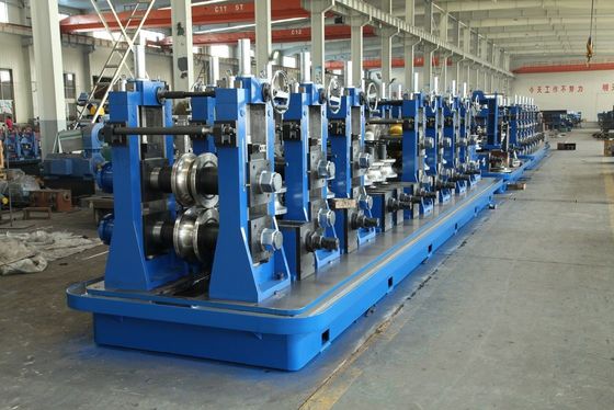 ASTM A53 ERW อุปกรณ์การผลิตท่อเหล็ก 120M/Min สําหรับการผลิตเหล็กก๊าบอนและท่อเหล็กกระปุก