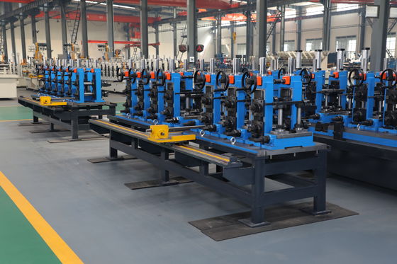 Cold Rolled Steel Strip Tube Mill Machine ZY16 Φ8-18mm HF Welded Pipe Making