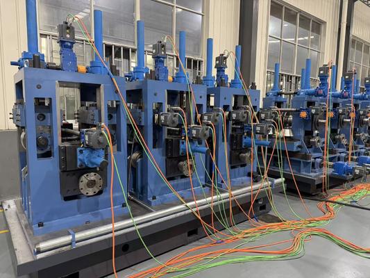 ZY20 HF เครื่องเชื่อมโรงสีหลอด φ10-26 มม. ท่อเหล็กกลม 0.4-1.5 มม. 100kW Solid State Line